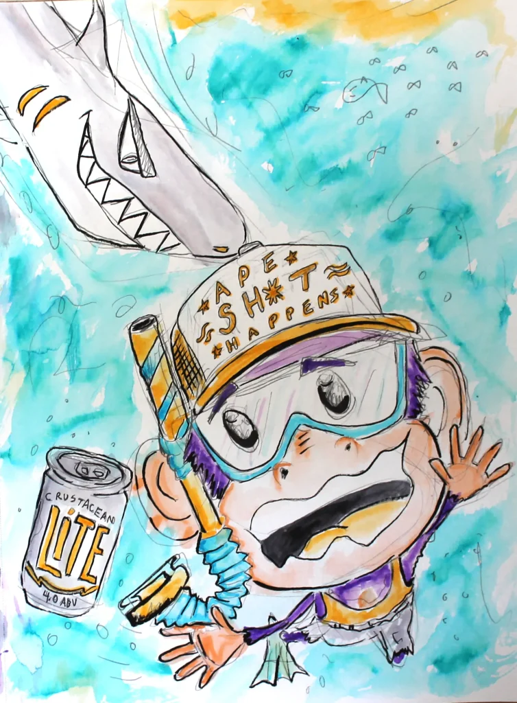 Ape Shit Happens Feeders Abear Art