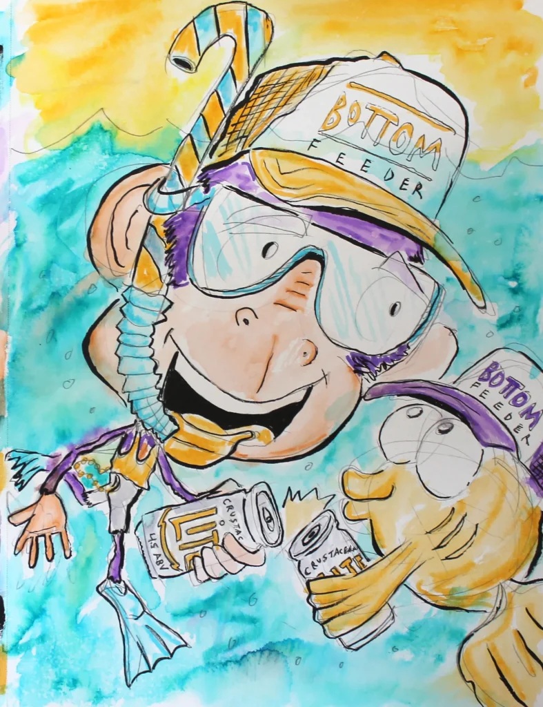 Chimps And Fish Are Friends Feeders Abear Art