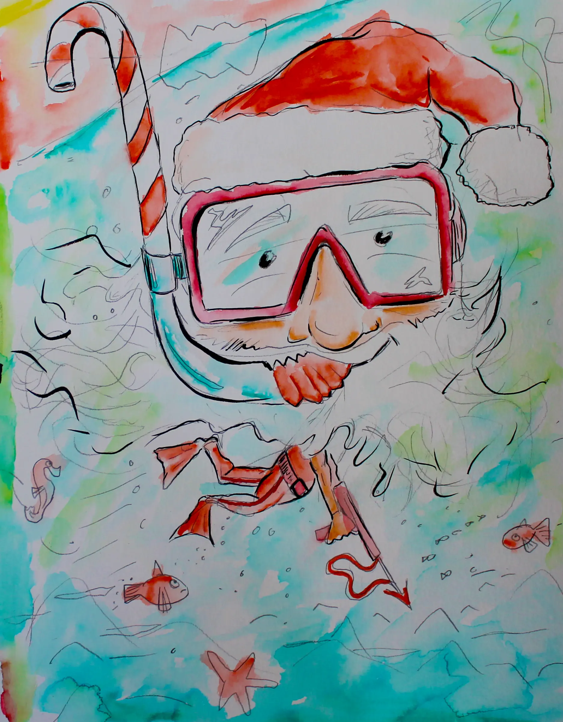 Diver Santazon Abear Art