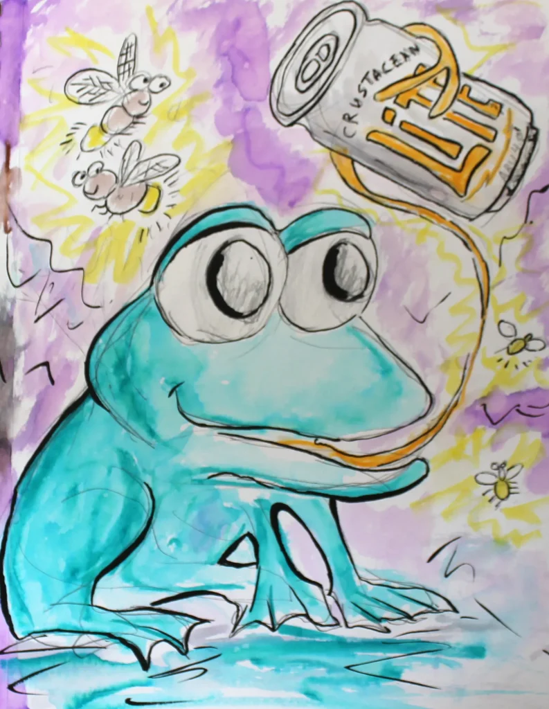 Frog Bottom Feeders Abear Art