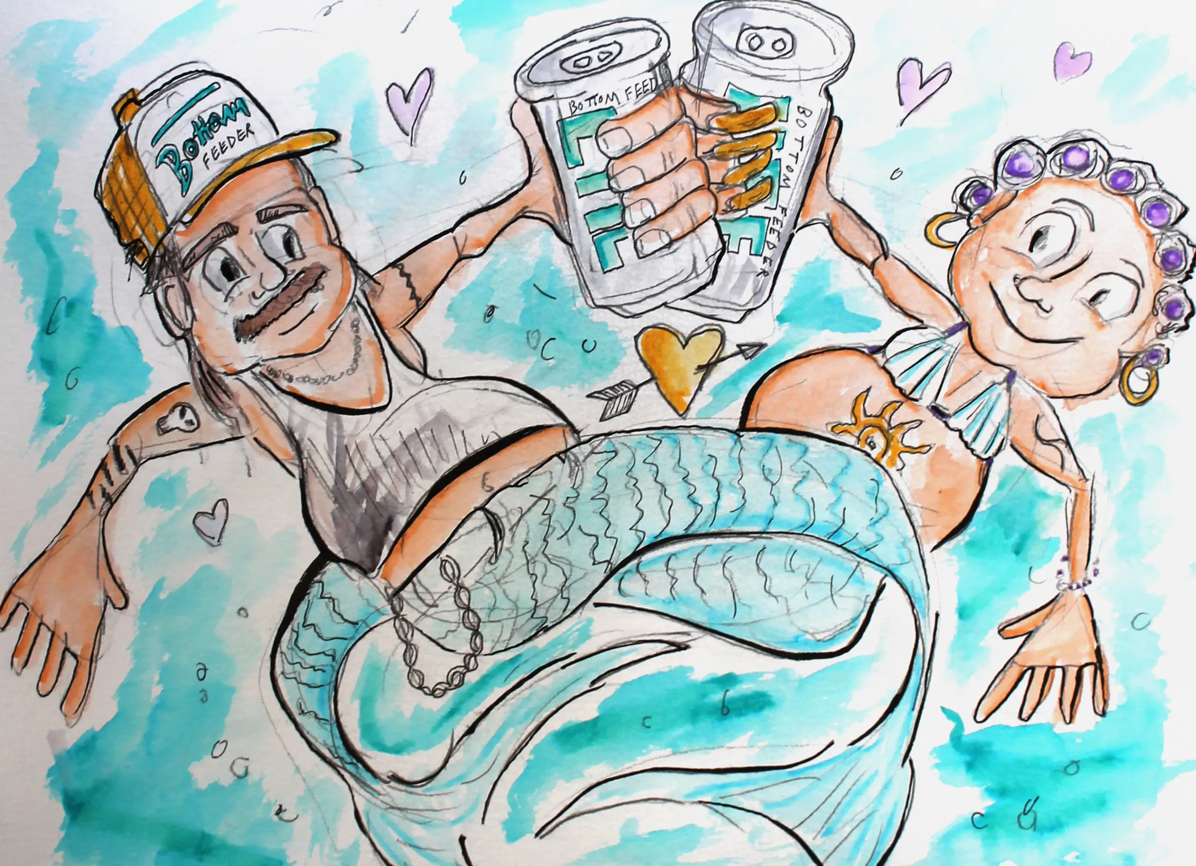 “…When A Mermaaan Loves a Mermaiddddd”
