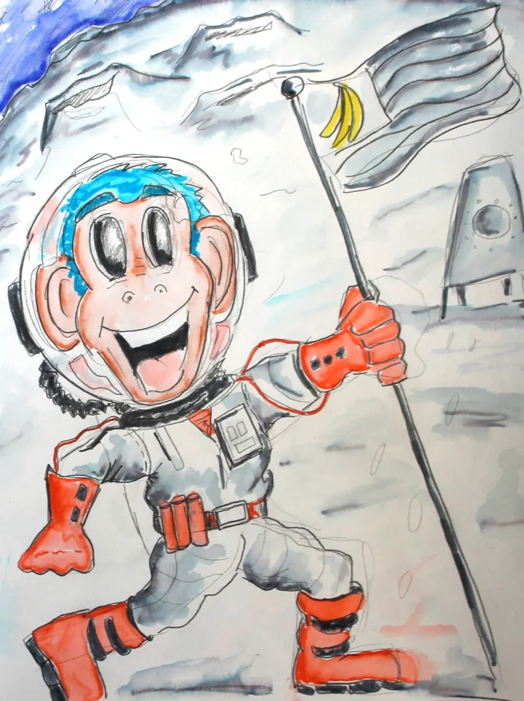 One Small Step For Monkey Kind
