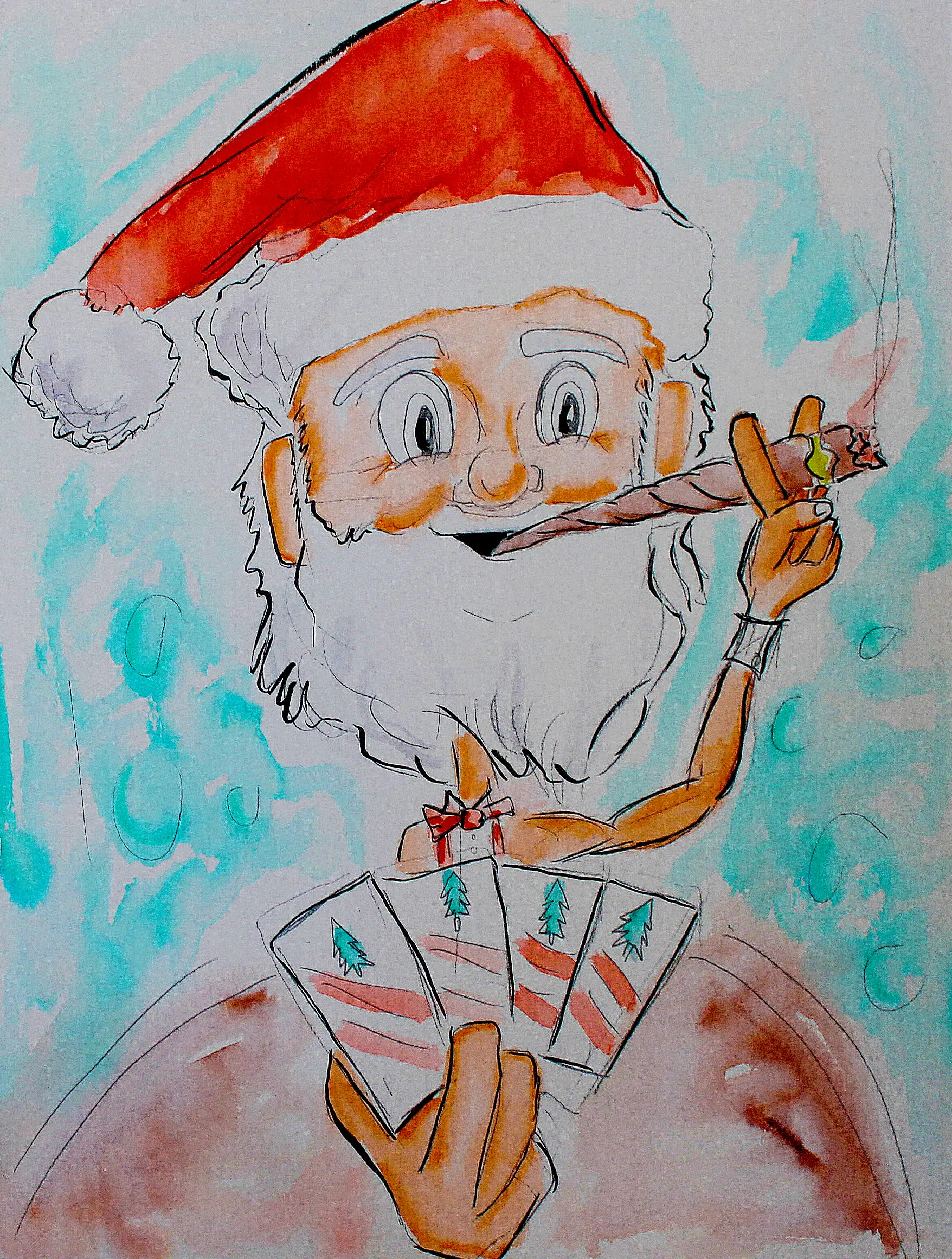 Pokerface Santa