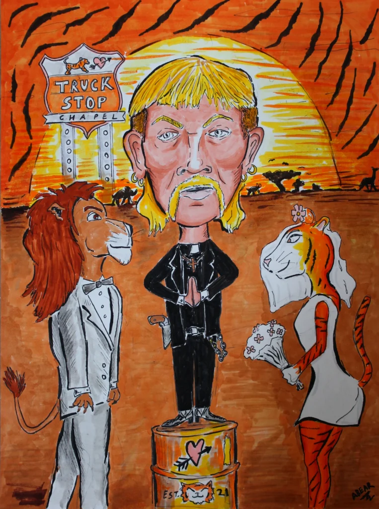 Tiger Plus Lion Equals A Liger Truck Stop Wedding Web 01